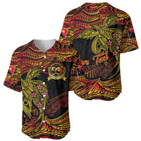 Papua New Guinea 50th Independence Day Baseball Jersey Culture Spirit and Sovereignty DT02 - Polynesian Pride