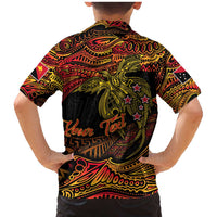 Papua New Guinea 50th Independence Day Family Matching Mermaid Dress and Hawaiian Shirt Culture Spirit and Sovereignty DT02 - Polynesian Pride