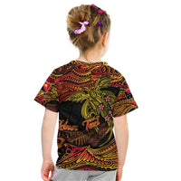 Papua New Guinea 50th Independence Day Kid T Shirt Culture Spirit and Sovereignty DT02 - Polynesian Pride