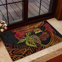 Papua New Guinea 50th Independence Day Rubber Doormat Culture Spirit and Sovereignty DT02 - Polynesian Pride