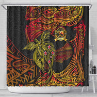 Papua New Guinea 50th Independence Day Shower Curtain Culture Spirit and Sovereignty DT02 - Polynesian Pride