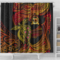 Papua New Guinea 50th Independence Day Shower Curtain Culture Spirit and Sovereignty DT02 - Polynesian Pride