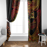 Papua New Guinea 50th Independence Day Window Curtain Culture Spirit and Sovereignty DT02 - Polynesian Pride