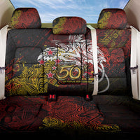 PNG 1975 - 2025 Back Car Seat Cover Papua New Guinea 50th Independence Anniversary DT02 One Size Art - Polynesian Pride