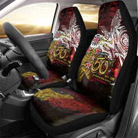 PNG 1975 - 2025 Car Seat Cover Papua New Guinea 50th Independence Anniversary DT02 - Polynesian Pride