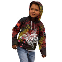 PNG 1975 - 2025 Kid Hoodie Papua New Guinea 50th Independence Anniversary DT02 - Polynesian Pride