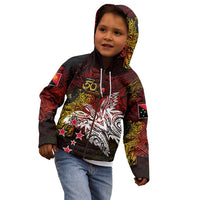 PNG 1975 - 2025 Kid Hoodie Papua New Guinea 50th Independence Anniversary DT02 - Polynesian Pride