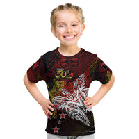 PNG 1975 - 2025 Kid T Shirt Papua New Guinea 50th Independence Anniversary DT02 Art - Polynesian Pride