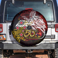 PNG 1975 - 2025 Spare Tire Cover Papua New Guinea 50th Independence Anniversary DT02 Art - Polynesian Pride