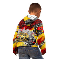 Papua New Guinea 50th Independence Day Kid Hoodie Celebrate Our History, Inspire Our Future DT02 - Polynesian Pride