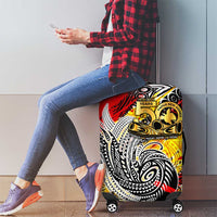 Papua New Guinea 50th Independence Day Luggage Cover Celebrate Our History, Inspire Our Future