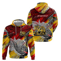 Papua New Guinea 50th Independence Day Zip Hoodie Celebrate Our History, Inspire Our Future DT02 - Polynesian Pride