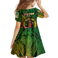 Vanuatu 45th Independence Anniversary Family Matching Off Shoulder Maxi Dress and Hawaiian Shirt Embracing Our Traditions Shaping Our Future DT02 - Polynesian Pride