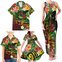 45th Anniversary of Freedom Vanuatu Family Matching Tank Maxi Dress and Hawaiian Shirt Island Pride Cultural Power Pacific Unity DT02 - Polynesian Pride