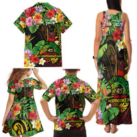 45th Anniversary of Freedom Vanuatu Family Matching Tank Maxi Dress and Hawaiian Shirt Island Pride Cultural Power Pacific Unity DT02 - Polynesian Pride