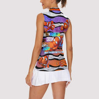 The Ocean Best Dad Women Sleeveless Polo Shirt Like Marlin Happy Fathers Day To a True Hero DT02 - Polynesian Pride
