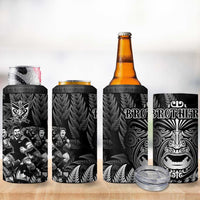 All Black Brothers Rugby 4 in 1 Can Cooler Tumbler New Zealand Maori Haka DT02 - Polynesian Pride