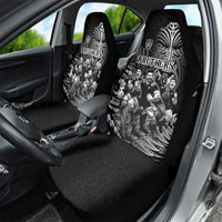 All Black Brothers Rugby Car Seat Cover New Zealand Maori Haka DT02 - Polynesian Pride