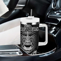 All Black Brothers Rugby Tumbler With Handle New Zealand Maori Haka