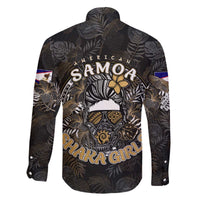 Personalized Shaka Girls America Samoa Family Matching Off The Shoulder Long Sleeve Dress and Hawaiian Shirt Tropical Flowers Vintage DT02 - Polynesian Pride