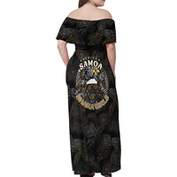 Personalized Shaka Girls America Samoa Family Matching Off Shoulder Maxi Dress and Hawaiian Shirt Tropical Flowers Vintage DT02 - Polynesian Pride