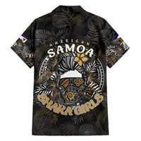 Personalized Shaka Girls America Samoa Family Matching Short Sleeve Bodycon Dress and Hawaiian Shirt Tropical Flowers Vintage DT02 - Polynesian Pride