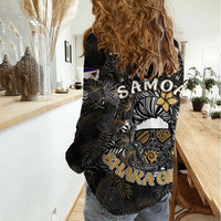 Personalized Shaka Girls America Samoa Women Casual Shirt Tropical Flowers Vintage DT02 - Polynesian Pride