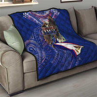American Samoa Quilt Brave Eagle Flag Color