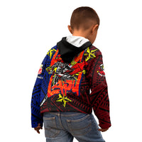 Philippines Lapu Lapu Kid Hoodie Chief Filipino Tattoo DT02 - Polynesian Pride