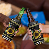 Hummingbird Sunflower Christmas 4 in 1 Can Cooler Tumbler You Are My Sunshine DT03 - Polynesian Pride