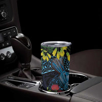 New Zealand Tui Bird Tumbler Cup Maori Koru Mix Pohutukawa DT04 - Polynesian Pride