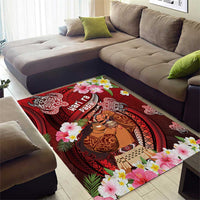 New Zealand Father's Day Area Rug Happy Father And Child