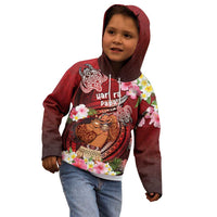 Personalised New Zealand Father's Day Kid Hoodie Happy Father And Child DT04 - Polynesian Pride