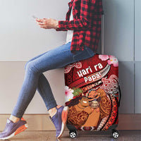 New Zealand Father's Day Luggage Cover Happy Father And Child DT04 - Polynesian Pride