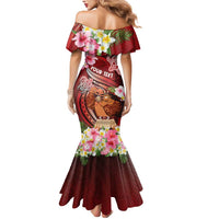 Personalised New Zealand Father's Day Mermaid Dress Happy Father And Child DT04 - Polynesian Pride