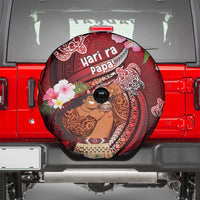 New Zealand Father's Day Spare Tire Cover Happy Father And Child DT04 - Polynesian Pride
