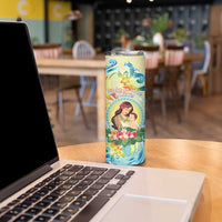 Personalised Hawaii Mother's Day Skinny Tumbler I Love You Mom DT04 - Polynesian Pride
