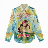 Personalised Hawaii Mother's Day Women Casual Shirt I Love You Mom DT04 - Polynesian Pride