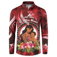 Personalised New Zealand Mother's Day Button Sweatshirt I Love You Mom