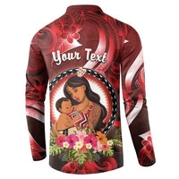 Personalised New Zealand Mother's Day Button Sweatshirt I Love You Mom
