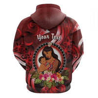 Personalised New Zealand Mother's Day Hoodie I Love You Mom DT04 - Polynesian Pride