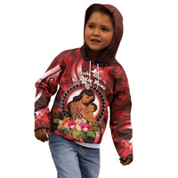 Personalised New Zealand Mother's Day Kid Hoodie I Love You Mom DT04 - Polynesian Pride