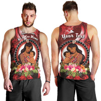 Personalised New Zealand Mother's Day Men Tank Top I Love You Mom DT04 - Polynesian Pride