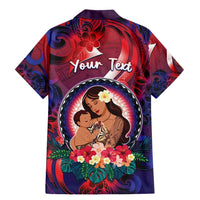 Personalised Samoa Mother's Day Family Matching Mermaid Dress and Hawaiian Shirt I Love You Mom DT04 - Polynesian Pride