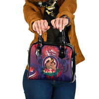 Samoa Mother's Day Shoulder Handbag I Love You Mom