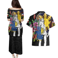 Filipinos Lapu-Lapu Hero Philippines Couples Matching Puletasi and Hawaiian Shirt Hibiscus Flowers Style DT04 - Polynesian Pride