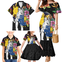 Filipinos Lapu-Lapu Hero Philippines Family Matching Mermaid Dress and Hawaiian Shirt Hibiscus Flowers Style DT04 - Polynesian Pride