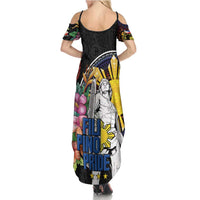Filipinos Lapu-Lapu Hero Philippines Family Matching Summer Maxi Dress and Hawaiian Shirt Hibiscus Flowers Style DT04 - Polynesian Pride