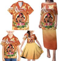 Personalised Tonga Mother's Day Family Matching Puletasi and Hawaiian Shirt I Love You Mom DT04 - Polynesian Pride