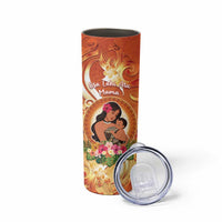 Personalised Tonga Mother's Day Skinny Tumbler I Love You Mom DT04 - Polynesian Pride